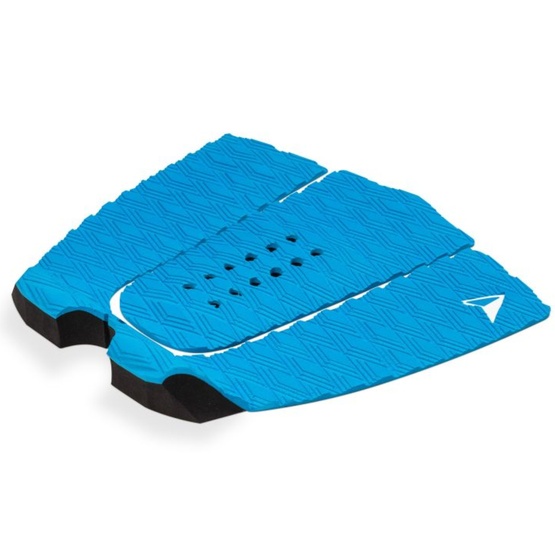 Surfboard footpad Roam Deck Grip Traction Pad 3 Piece + Blue