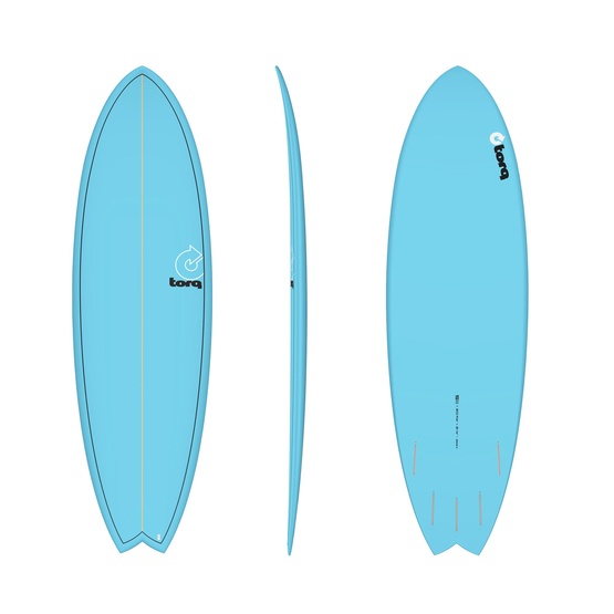 Surfboard Torq Epoxy TET Mod Fish Blue 5'11