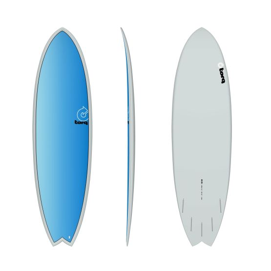 TORQ Surfboard Epoxy TET 6.3 MOD Fish Full Fade