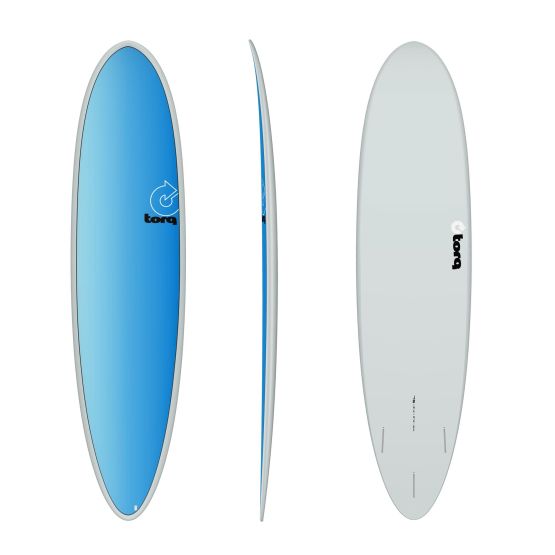 TORQ Surfboard Epoxy TET 7.6 Funboard Full Fade