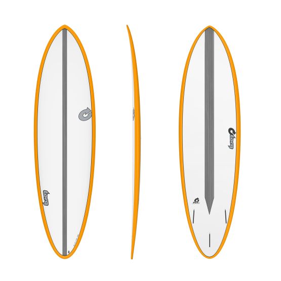 TORQ Surfboard Epoxy TET CS 6.8 Fun Carbon Orange