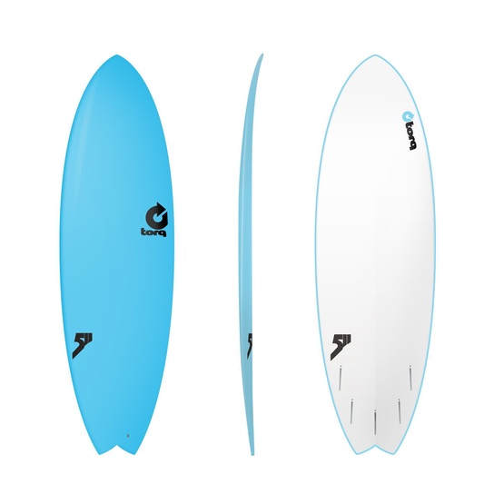 Surfboard Torq Softboard Mod Fish Blue 5'11