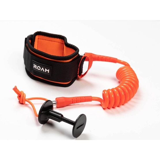 Leash do deski Roam Bodyboard Biceps Medium/Large Orange 4'0