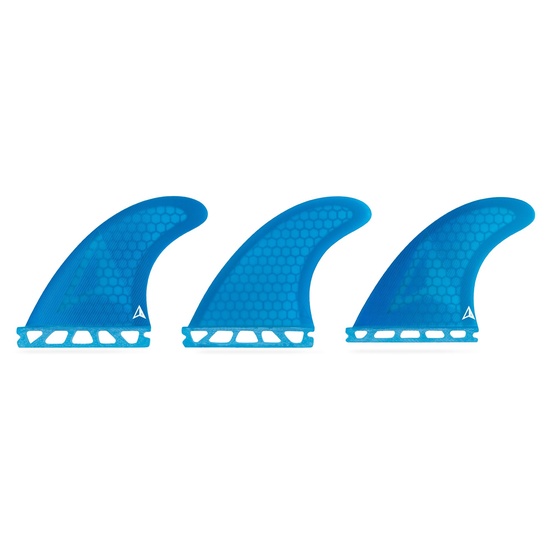 Surf fins set Roam Thruster Allround Small Futures box Blue 4'4