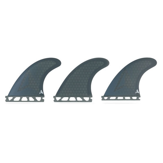 Surf fins set Roam Thruster Allround Small Futures box Smoke 4'4