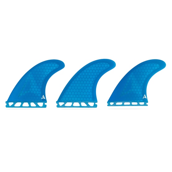 Surf fins set Roam Thruster Allround Med Futures box Blue 4'5