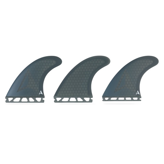Surf fins set Roam Thruster Allround Large Futures box Smoke 4'6