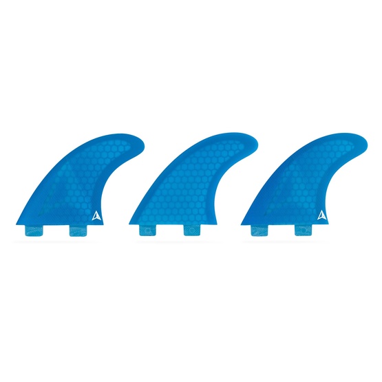 Surf fins set Roam Thruster Allround Small FCS box Blue 4'4