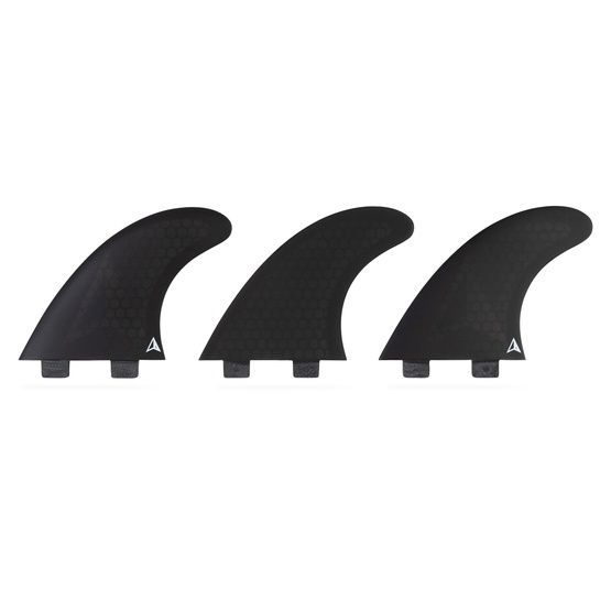 Surf fins set Roam Thruster Allround Large FCS box Black 4'6