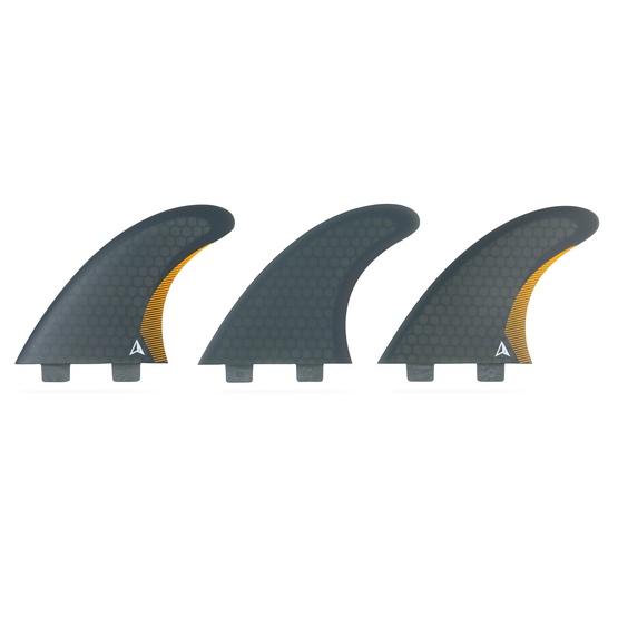 Surf fins set Roam Thruster Performer Large FCS box Smoke