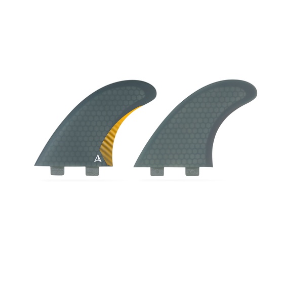 Surf fins set Roam Twin Medium FCS box Smoke 5'1