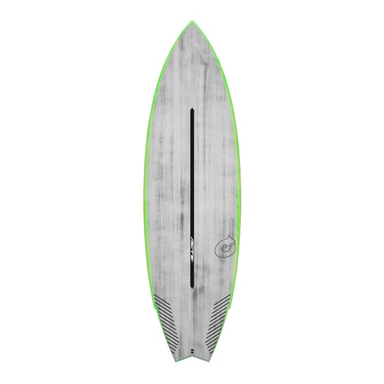 Surfboard Torq Epoxy ACT Prepreg Go-Kart Green Rail 5'10