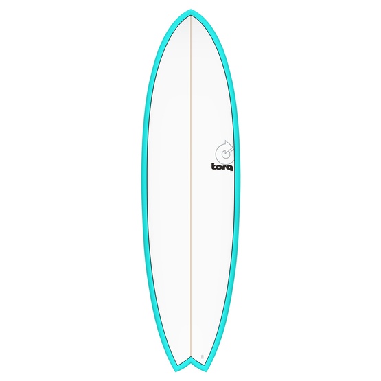 Surfboard Torq Epoxy TET Mod Fish Blue Pinline 6'3