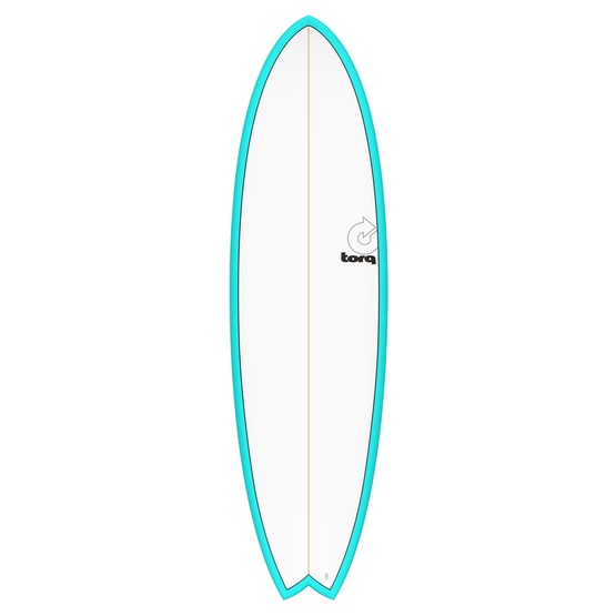 Surfboard Torq Epoxy TET Mod Fish Blue Pinline 6'6