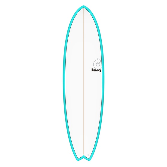Surfboard Torq Epoxy TET Mod Fish Blue Pinline 6'10