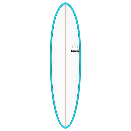 Surfboard Torq Epoxy TET Mod Funboard Blue Pinline 7'2