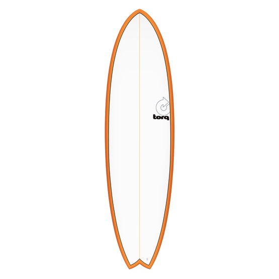 Surfboard Torq Epoxy TET MOD Fish Orange Rail 6'10