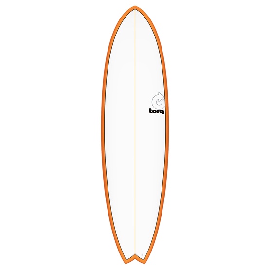 Surfboard Torq Epoxy TET Mod Fish Orange Rail 7'2