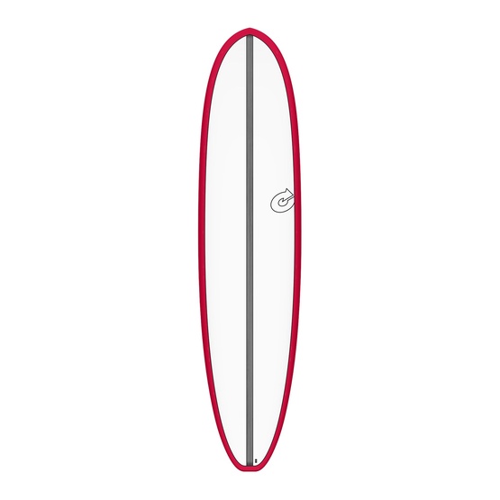 Surfboard Torq Epoxy TET CS Funboard V+ Carbon Red 8'2