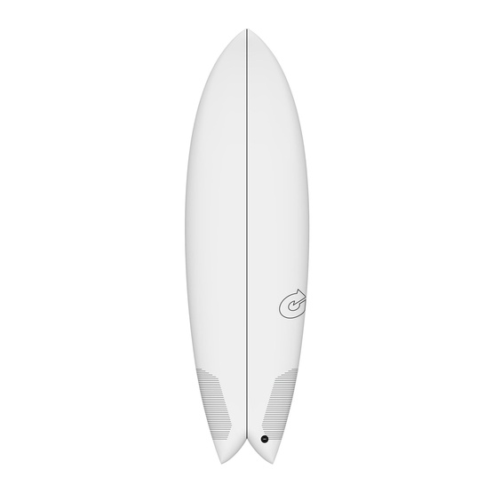 Surfboard Torq Epoxy TEC BigBoy Fish White 6'6
