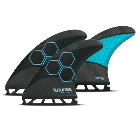 Surf fins set Futures Thruster AM1 Al Merrick Techflex 4.5''