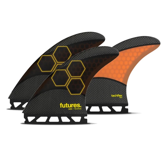 Surf fins set Futures Thruster AM2 Al Merrick Techflex 4.8''