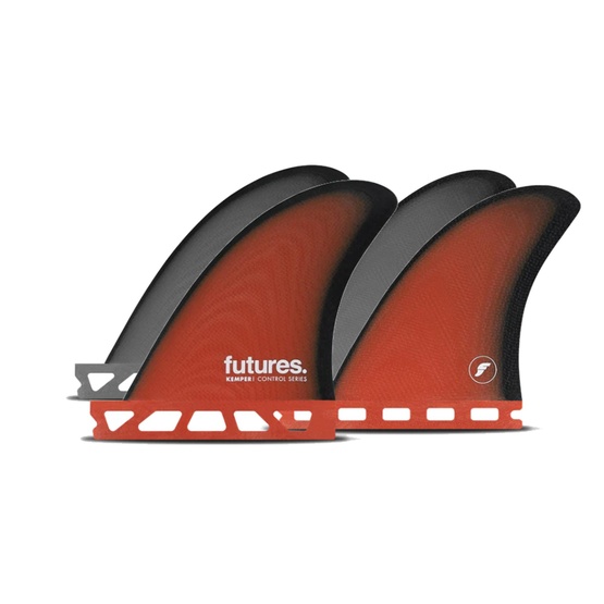 Surf fins set Futures Quad 4 Billy Kemper Fiberglass 4''