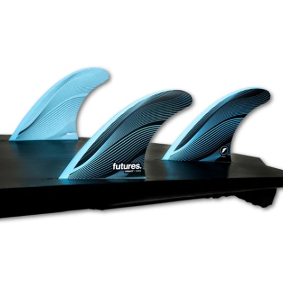 Surf fins set Futures Thruster R4 Legacy Rake S 4.4''