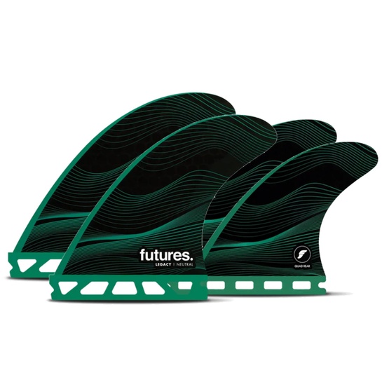 Surf fins set Futures Quad F6 Honeycomb Legacy Neutral M 4.5''