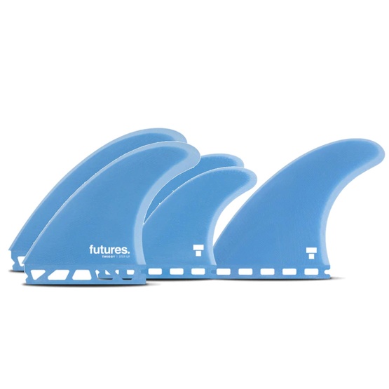 Zestaw finów do surfingu Futures Quad Thruster 5 Twiggy Step Up 4.8''