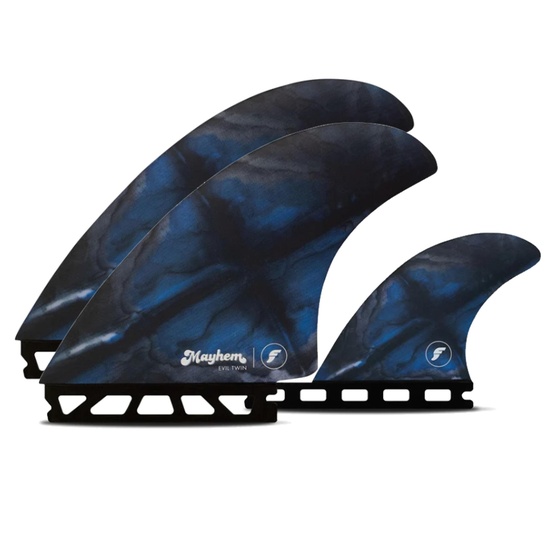 Zestaw finów do surfingu Futures Twin+1 Mayhem Evil Honeycomb L 5.1''