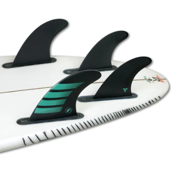Surf fins set Futures Quad Thruster 5 F6 Alpha MEDIUM 4.5''