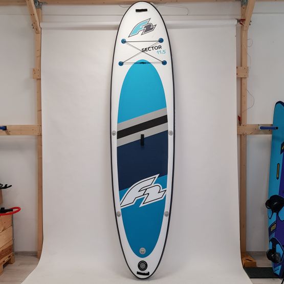 F2 Inflatable SUP board Sector 11'5 Blue + paddle & kayak seat [USED]