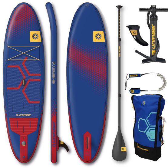 UNIFIBER Inflatable SUP board Energy Allround 10'7'' SL + Paddle and Leash