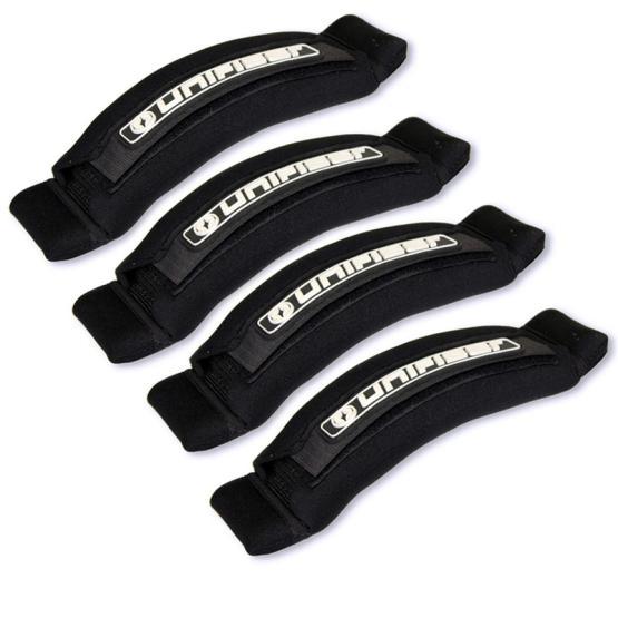 UNIFIBER Package of 4 Comfort Footstraps with screws