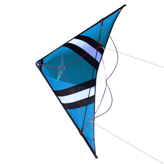 Latawiec akrobacyjny CrossKites Speedwing X1 Sea Blue 2-linkowy