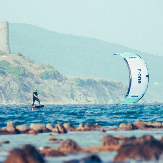 Kite F-ONE TRIGGER V2 TEC 2025 black / mint 5