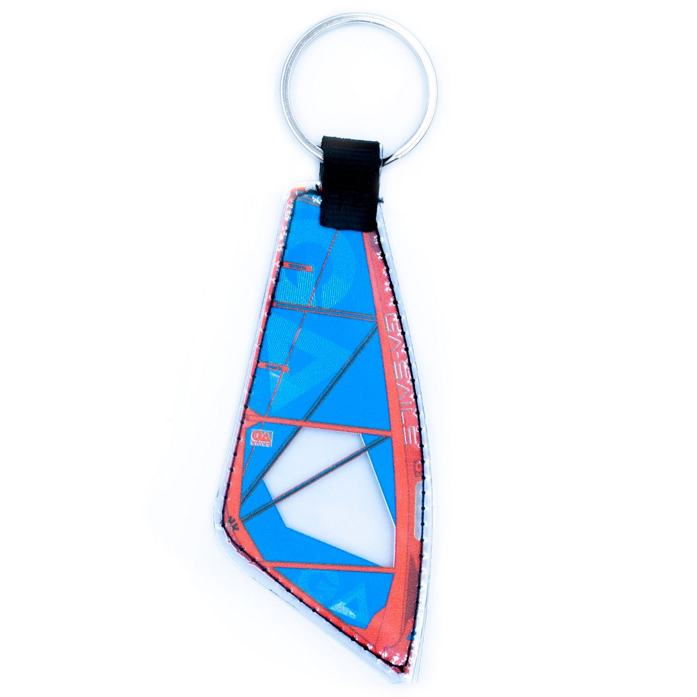 Windsurfing Sail Keychain flexible sail in real sail shape and colours. 