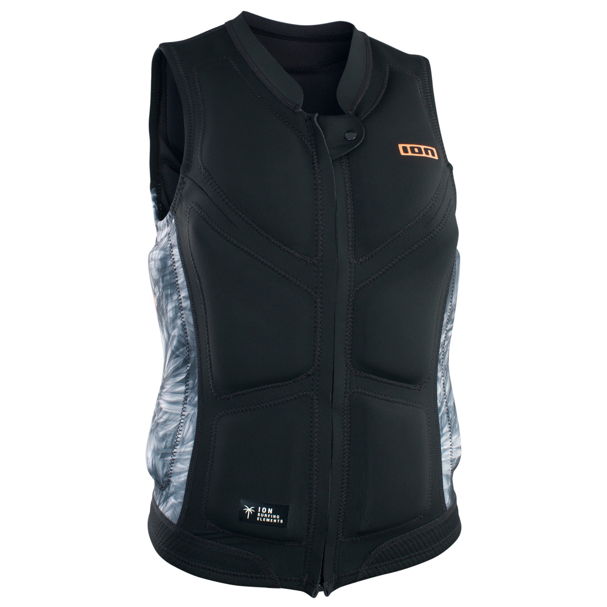 トップス rin onffo vest Womens impact vest ION Lunis Front Zip Black - Price, Reviews