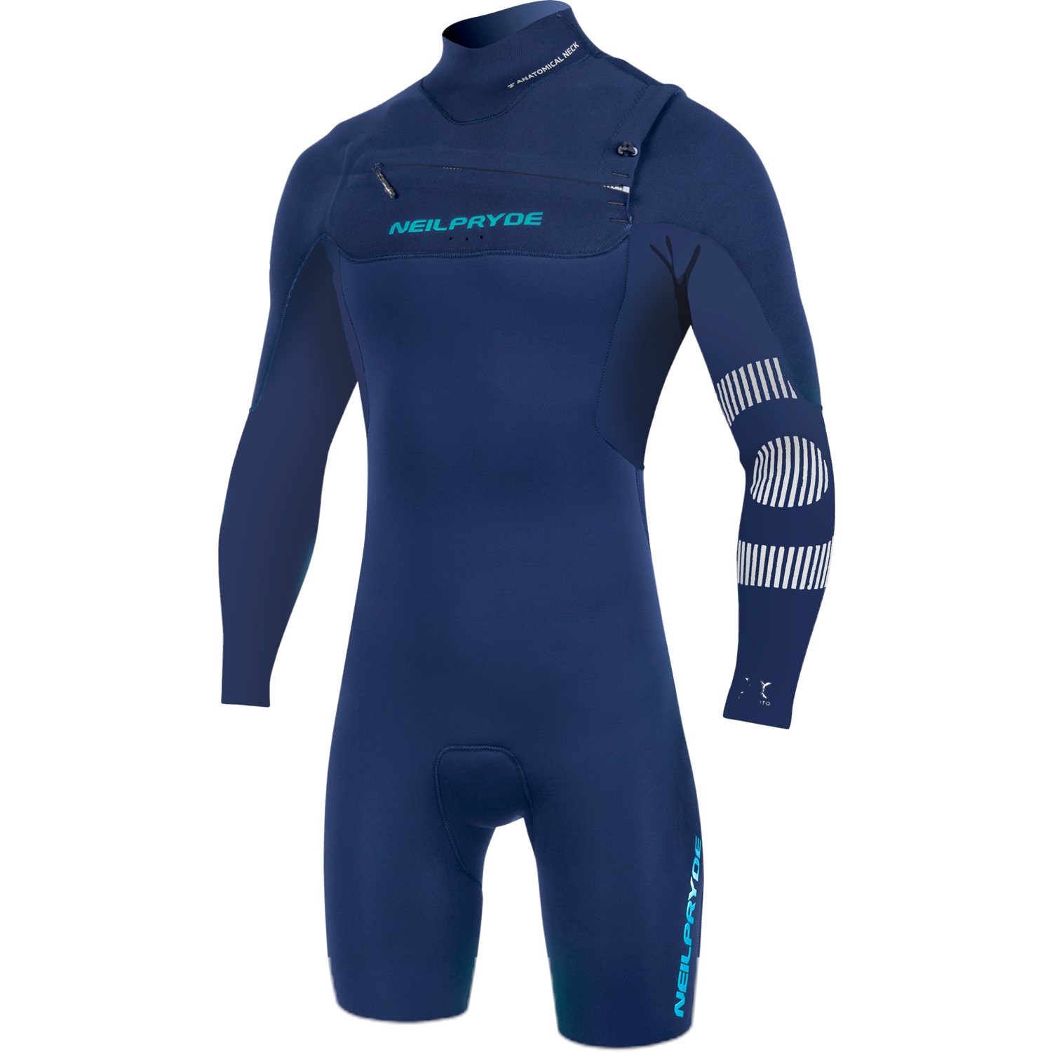 NEILPRYDE Mens Wetsuit Mission Spring LS 3 2 FZ Navy blue Price 