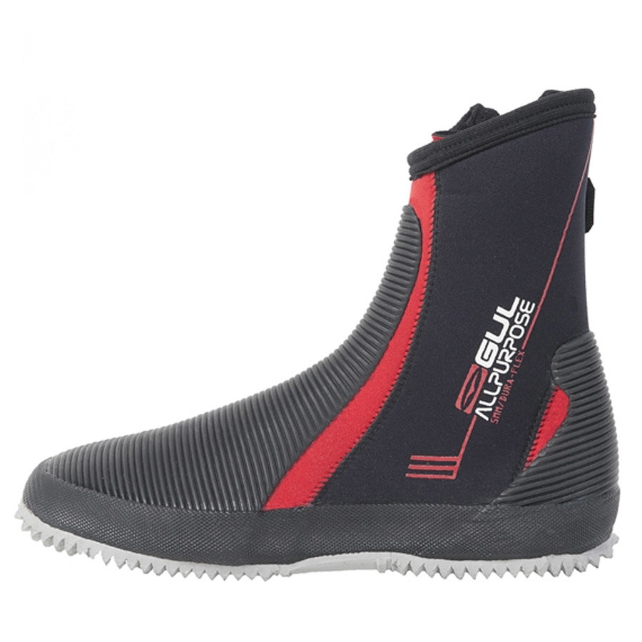 GUL 5mm All Purpose Neoprene Wetsuit Boots Shoes Unisex Black 