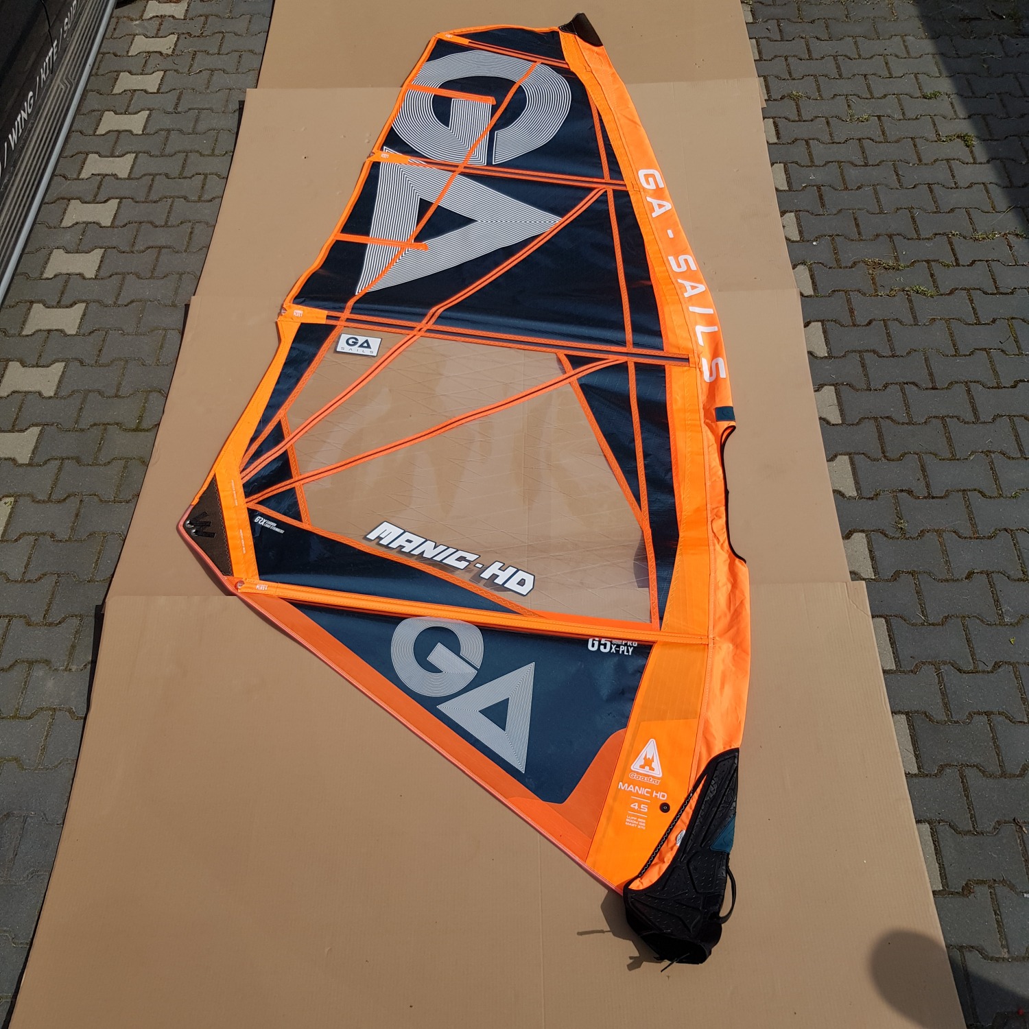GA-Sails Windsurf sail Manic - HD 4.5 C3 Orange 2023 - Price 