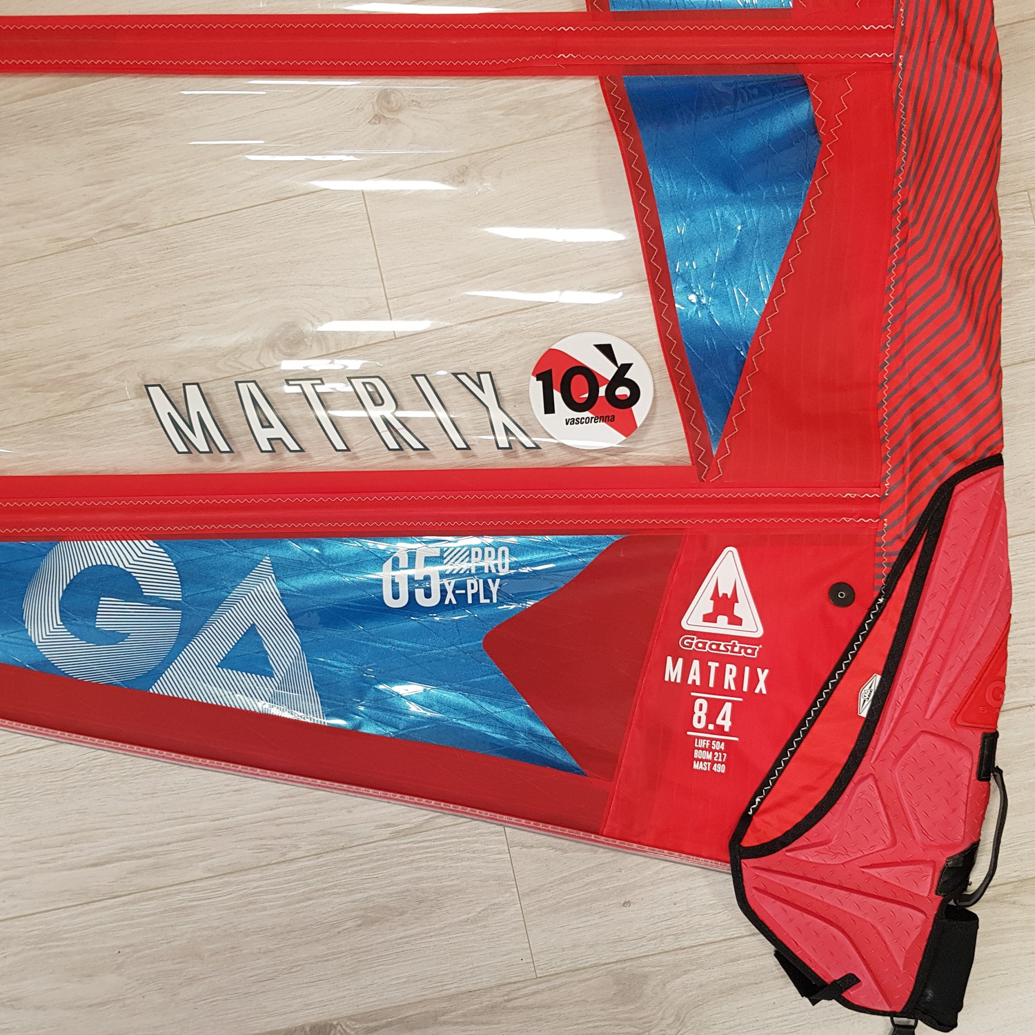 GASails Windsurf sail Matrix C1 Blue 8.4 2022 [USED] Price, Reviews