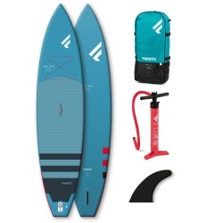 Pure Paddel Leash Fanatic red Ray Air Touring SUP Set Fly Air iSUP Board