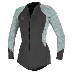 Womens wetsuit O'Neill Bahia 2/1 Front Zip L/S Short Spring