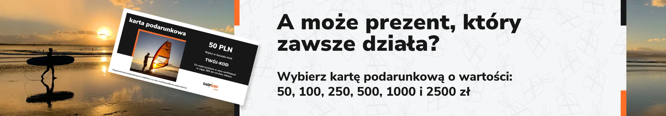 EASY-surfshop – Karty podarunkowe