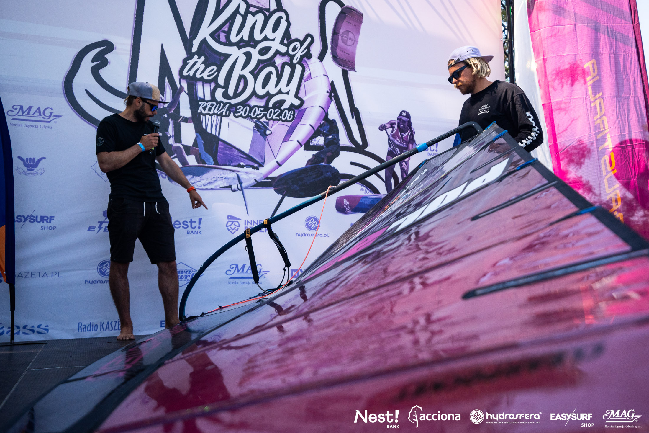 King of the Bay 2024 NeilPryde RS:Racing EVO tuning guide with Maciek Rutkowski and Jarek from EASY-surfshop