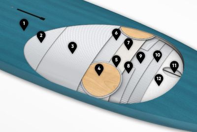 FANATIC Deska windsurfingowa Grip XS - BXF - BIAX FIBRE / FULL PVC SANDWICH LIGHT FINISH TECHNOLOGY