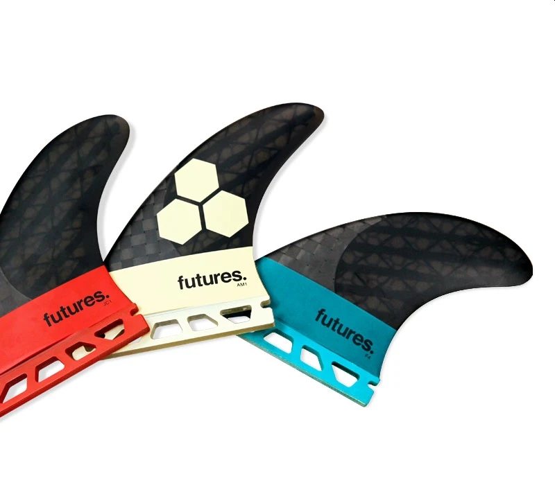 FUTURES Thruster Fin Set AM1 Al Merrick Blackstix - Epoxy Resin