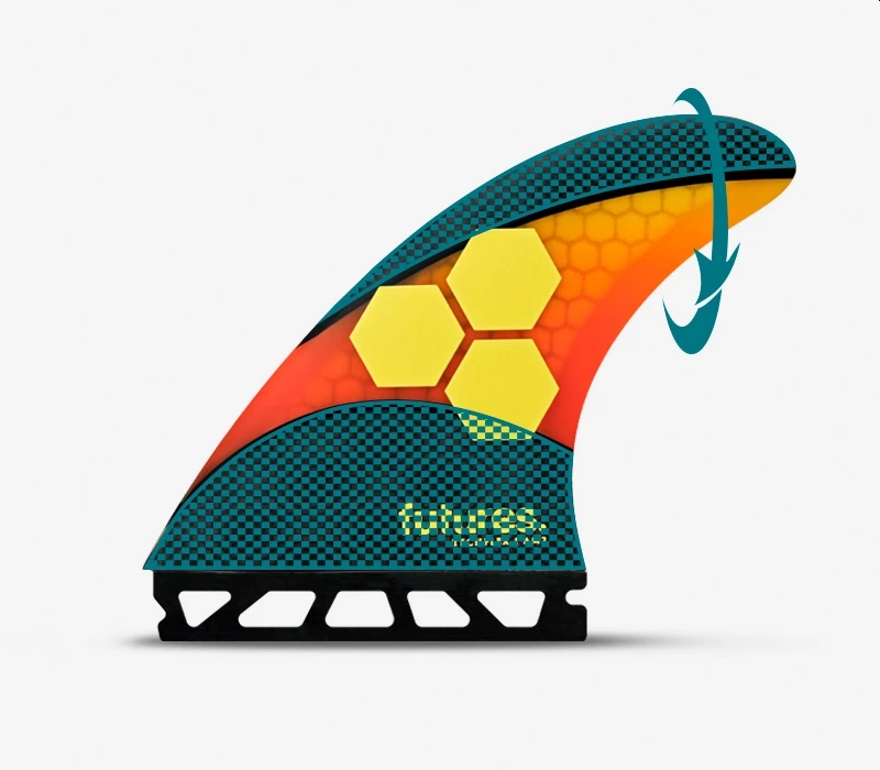 FUTURES Thruster Fin Set Coffin Bros Control M
- 3K Carbon